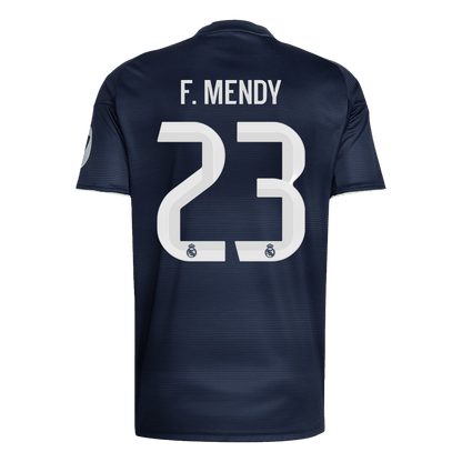 Camiseta F.MENDY #23 Real Madrid 2025/26 Segunda Equipación - Versión Hincha - Calidad premium