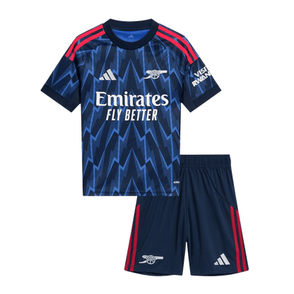 Miniconjunto Arsenal 2025/26 Segunda Equipación Niño camiseta de fútbol