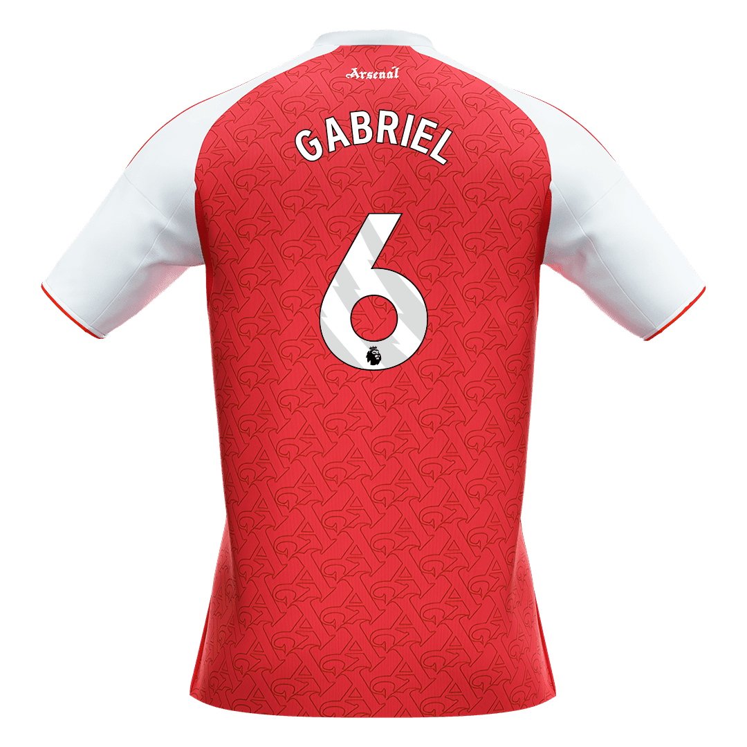 Camiseta GABRIEL #6 Arsenal 2025/26 Primera Equipación - Version Hincha - Calidad premium