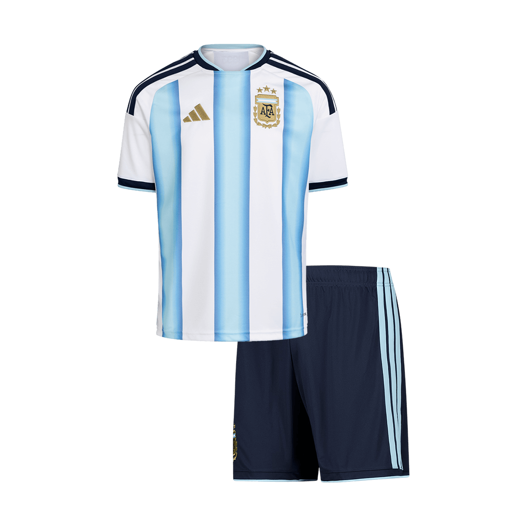 Conjunto Infantil Argentina Copa del Mundo 2026 Primera Equipación camiseta de fútbol