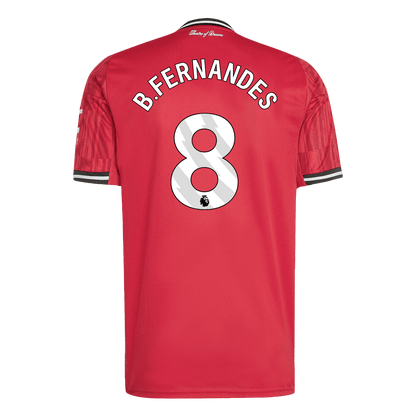 Tricouri Fotbal Manchester United B.FERNANDES #8 Acasă 2025/26 - Premium (mărime mare)