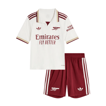 Conjunto Infantil Arsenal 2025/26 Tercera Equipación camiseta de fútbol