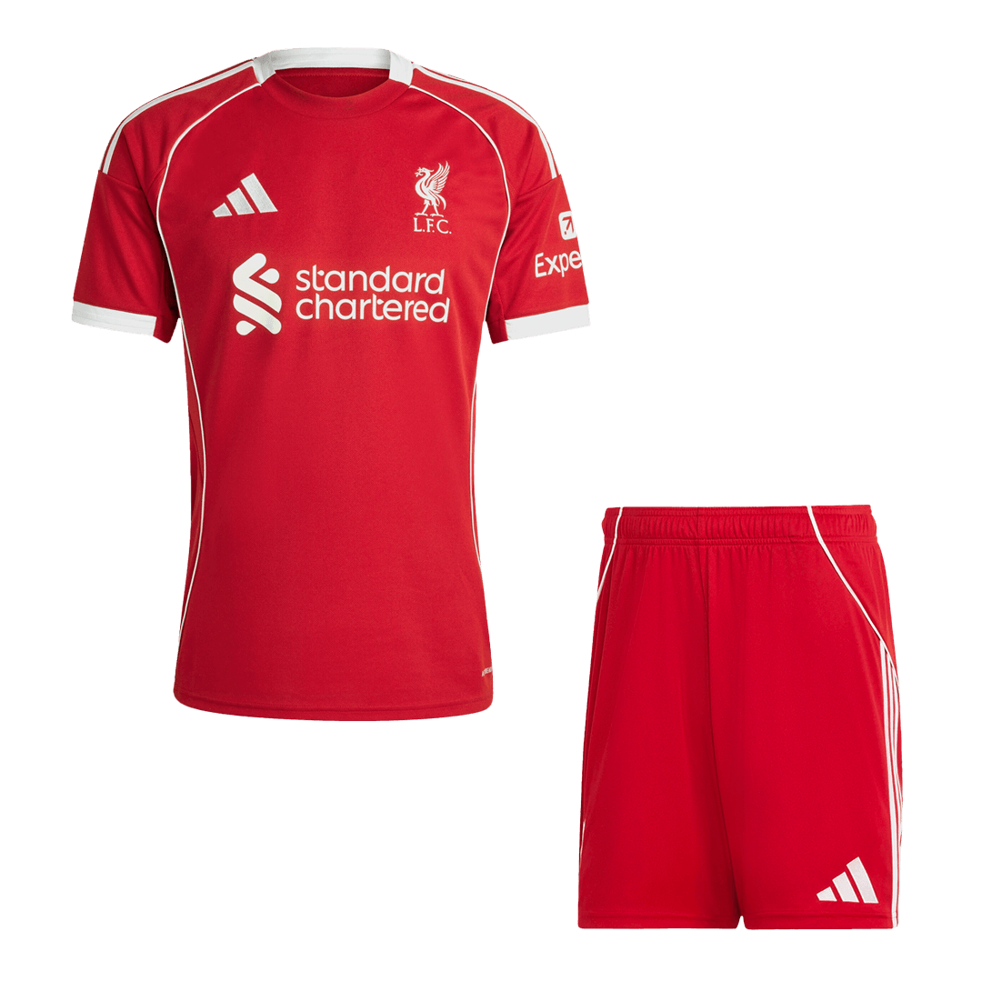 Conjunto Liverpool 
2025/26 Primera Equipación camiseta de fútbol