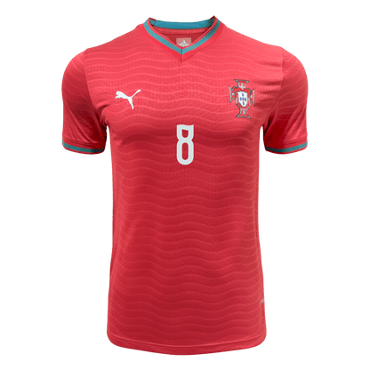 Camiseta Auténtica B.FERNANDES #8 Portugal 2026 Primera Equipación Copa del Mundo - Version Jugador