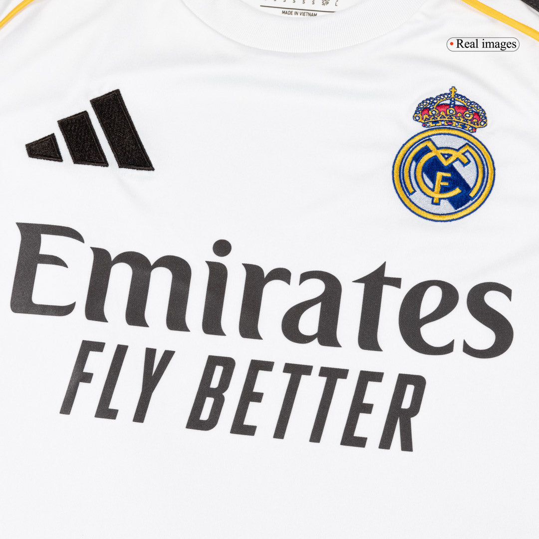 Calidad Premium Camiseta BELLINGHAM #5 Real Madrid 2025/26 Primera Equipación-Versión Hincha-Camisetas Pasion Shop