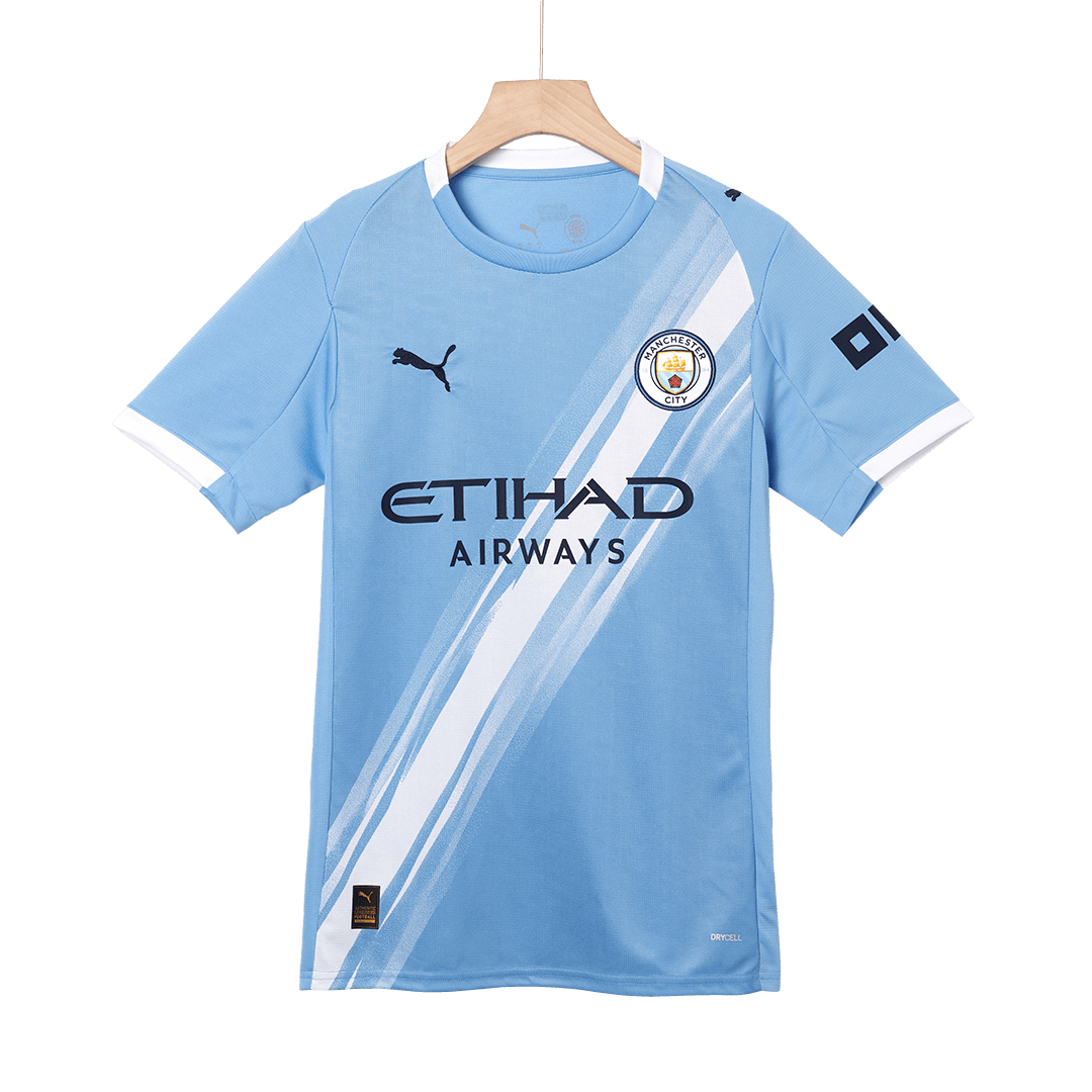 Tricouri Fotbal Manchester City HAALAND #9 Acasă 2025/26 - Premium (mărime mare)