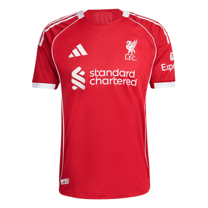 Tricouri Fotbal Liverpool M.SALAH #11 Acasă 2025/26 Authentic