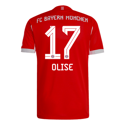 Camiseta Auténtica OLISE #17 Bayern Munich 2025/26 Primera Equipación - Version Jugador