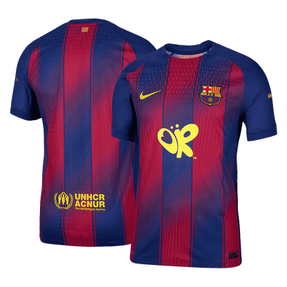 Camiseta Auténtica Barcelona 2025/26 Primera Equipación - Version Jugador