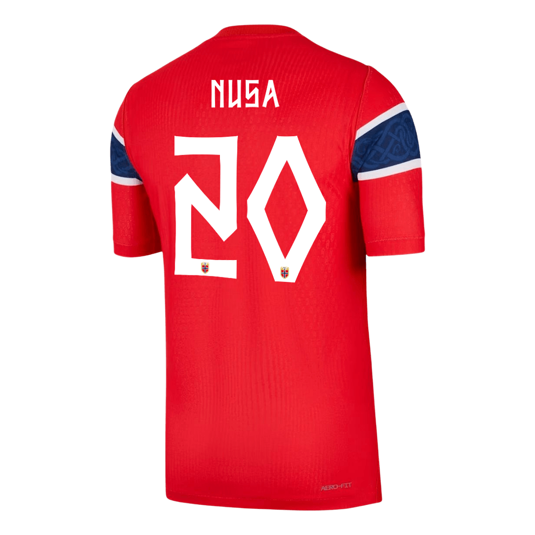 Camiseta Auténtica NUSA #20 Norway 2026 Primera Equipación Copa del Mundo - Version Jugador