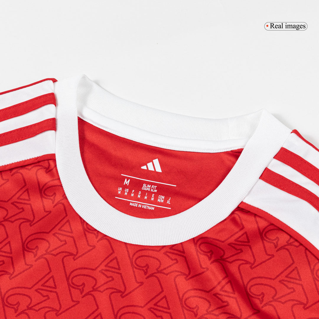 Camiseta SALIBA #2 Arsenal 2025/26 Primera Equipación - Version Hincha - Calidad premium