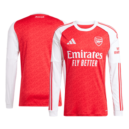 Camiseta Manga Larga Arsenal Primera Equipación 2025/26-Versión Hincha-Camisetas Pasion Shop