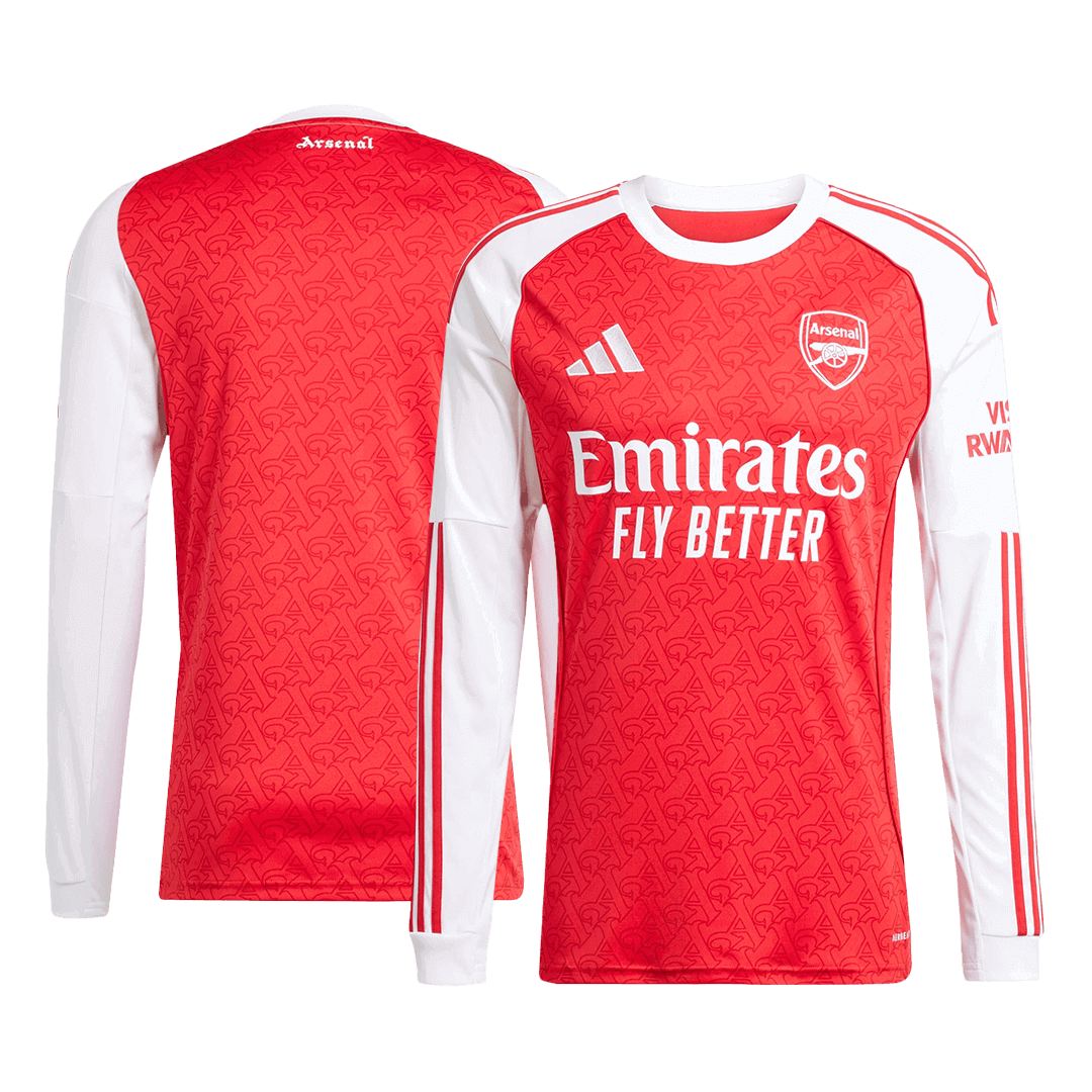 Tricouri Fotbal Arsenal Acasă 2025/26 Mânecă Lungă (mărime mare)