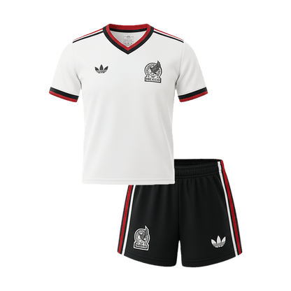 Conjunto Infantil Mexico 2026 Segunda Equipación Copa del Mundo camiseta de fútbol
