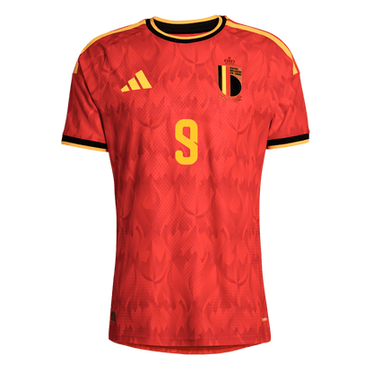 Camiseta Auténtica LUKAKU #9 Belgium 2026 Primera Equipación Copa del Mundo - Version Jugador