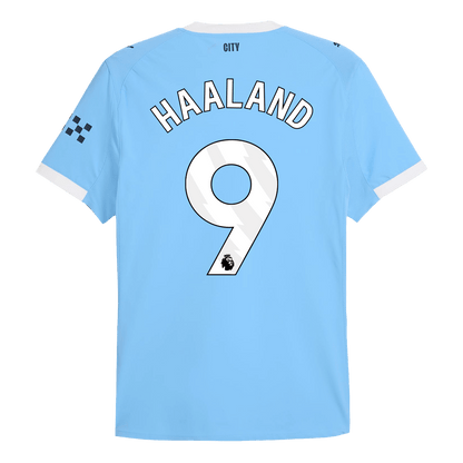 Camiseta Auténtica HAALAND #9 Manchester City 2025/26 Primera Equipación-Versión Jugador-Camisetas Pasion Shop