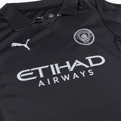 Conjunto Infantil Completo Manchester City 2025/26 Segunda Equipación