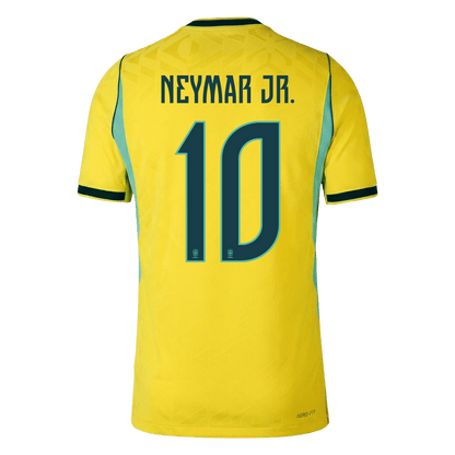 Camiseta Auténtica NEYMAR JR. #10 Brazil 2026 Primera Equipación Copa del Mundo - Version Jugador