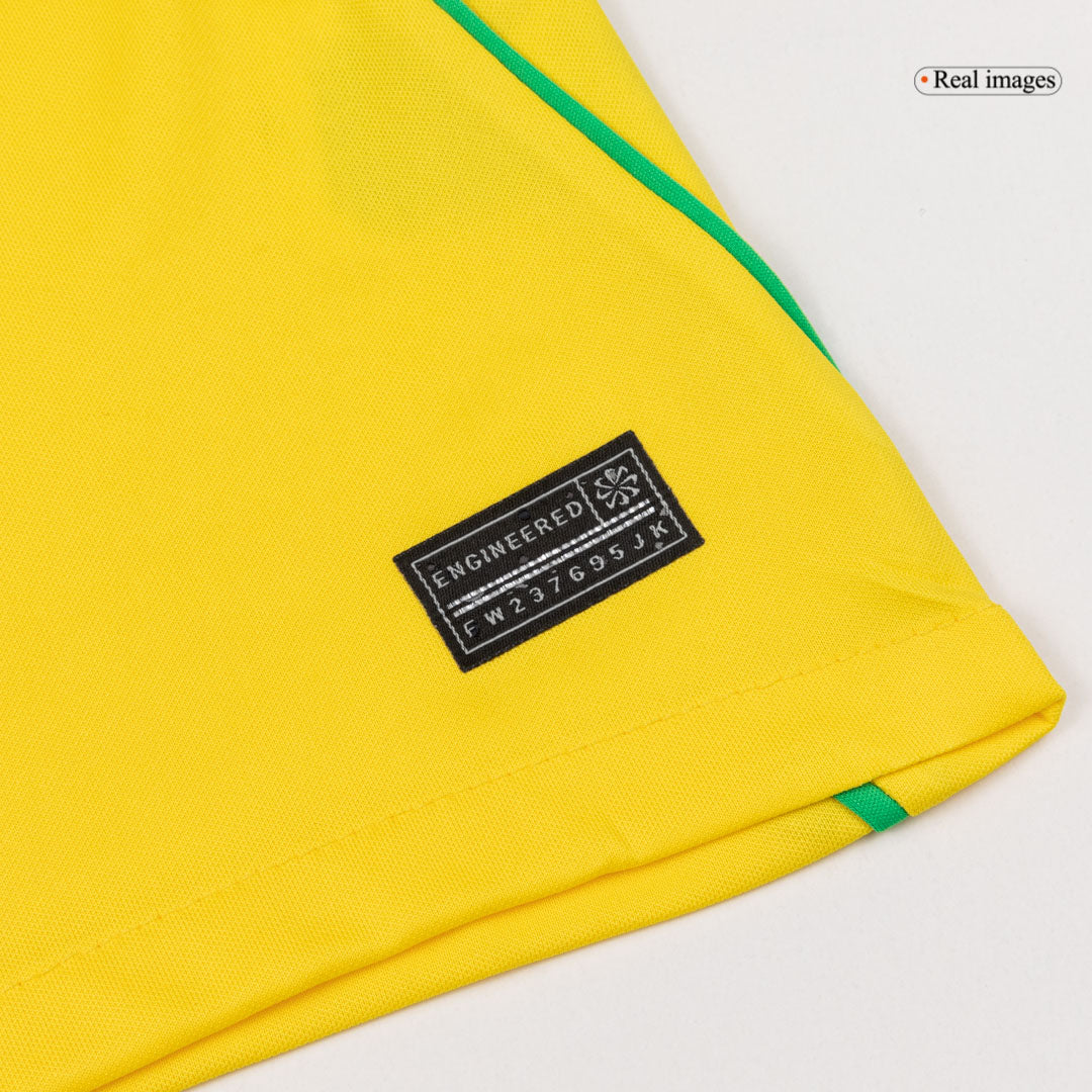 Camiseta MARQUINHOS #4 Brazil 2026 Primera Equipación Copa del Mundo - Versión Hincha