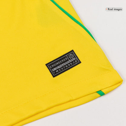 Camiseta MARQUINHOS #4 Brazil 2026 Primera Equipación Copa del Mundo - Versión Hincha
