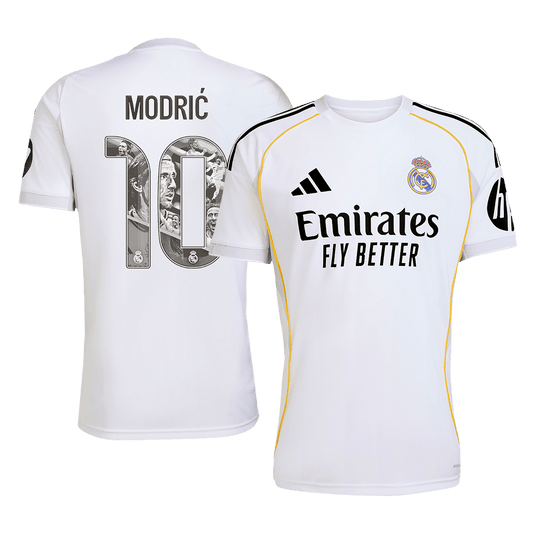 Camiseta Modrić Especial #10 Real Madrid 2025/26 Pirmera Equipación Hombre - Versión Hincha