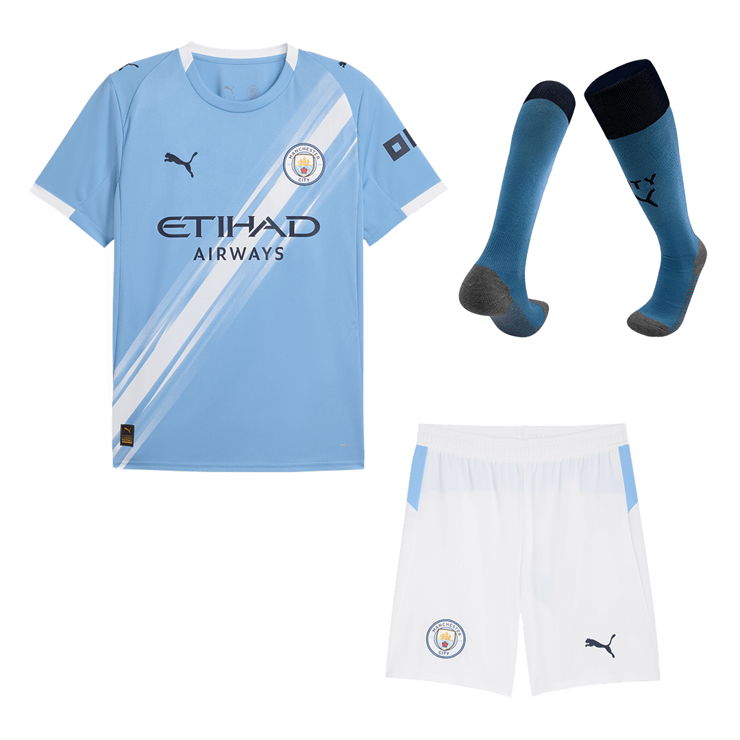 Calidad Premium Conjunto Completo Manchester City 2025/26 Primera Equipación camiseta de fútbol