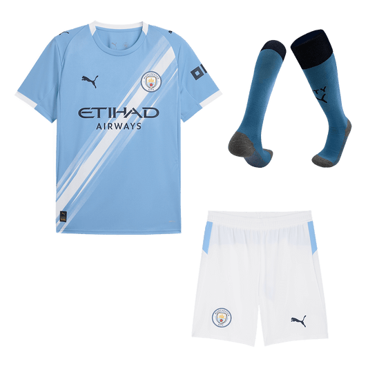 Calidad Premium Conjunto Completo Manchester City 2025/26 Primera Equipación camiseta de fútbol