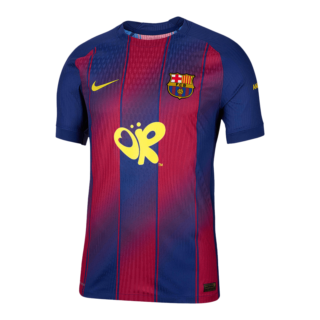 Camiseta Auténtica Barcelona 2025/26 Primera Equipación - Version Jugador