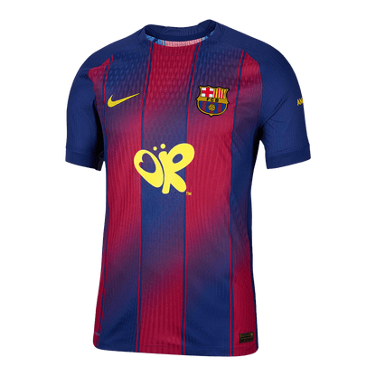 Camiseta Auténtica Barcelona 2025/26 Primera Equipación - Version Jugador