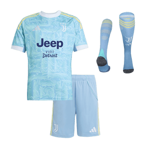 Conjunto Infantil Completo Juventus 2025/26 Segunda Equipación