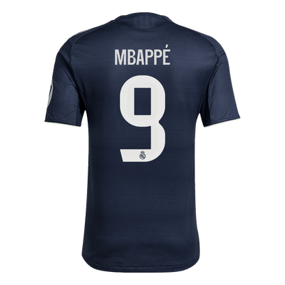 Camiseta Auténtica MBAPPÉ #9 Real Madrid 2025/26 Segunda Equipación-Versión Jugador