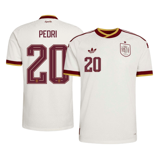 Camiseta Auténtica PEDRI #20 Spain 2026 Segunda Equipación Copa del Mundo - Version Jugador