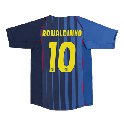 Camiseta Retro 2004/05 RONALDINHO #10 Barcelona Segunda Equipación 2025/26